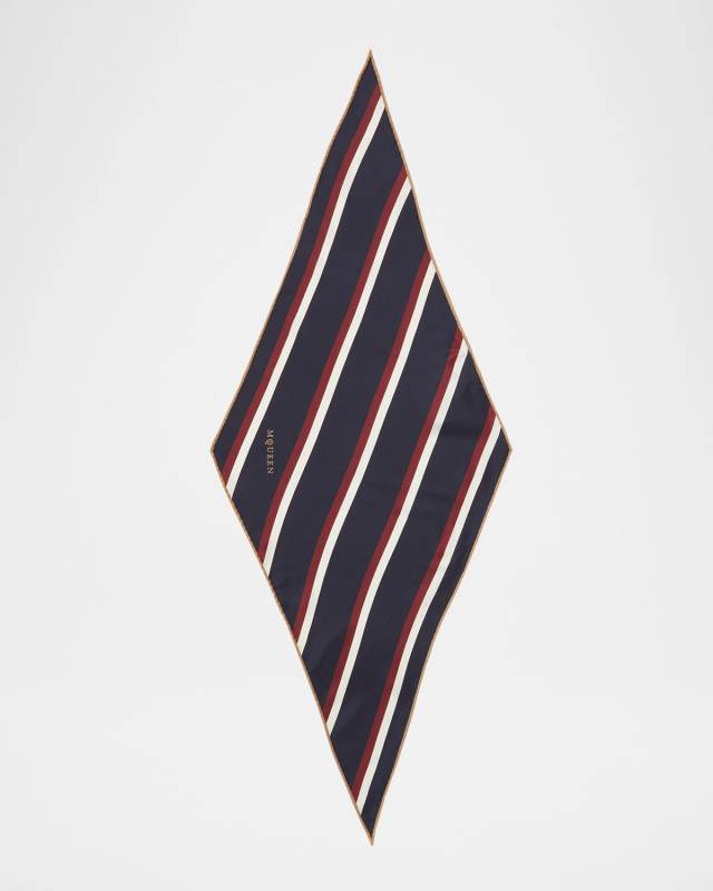 Striped College-Inspired Scarf